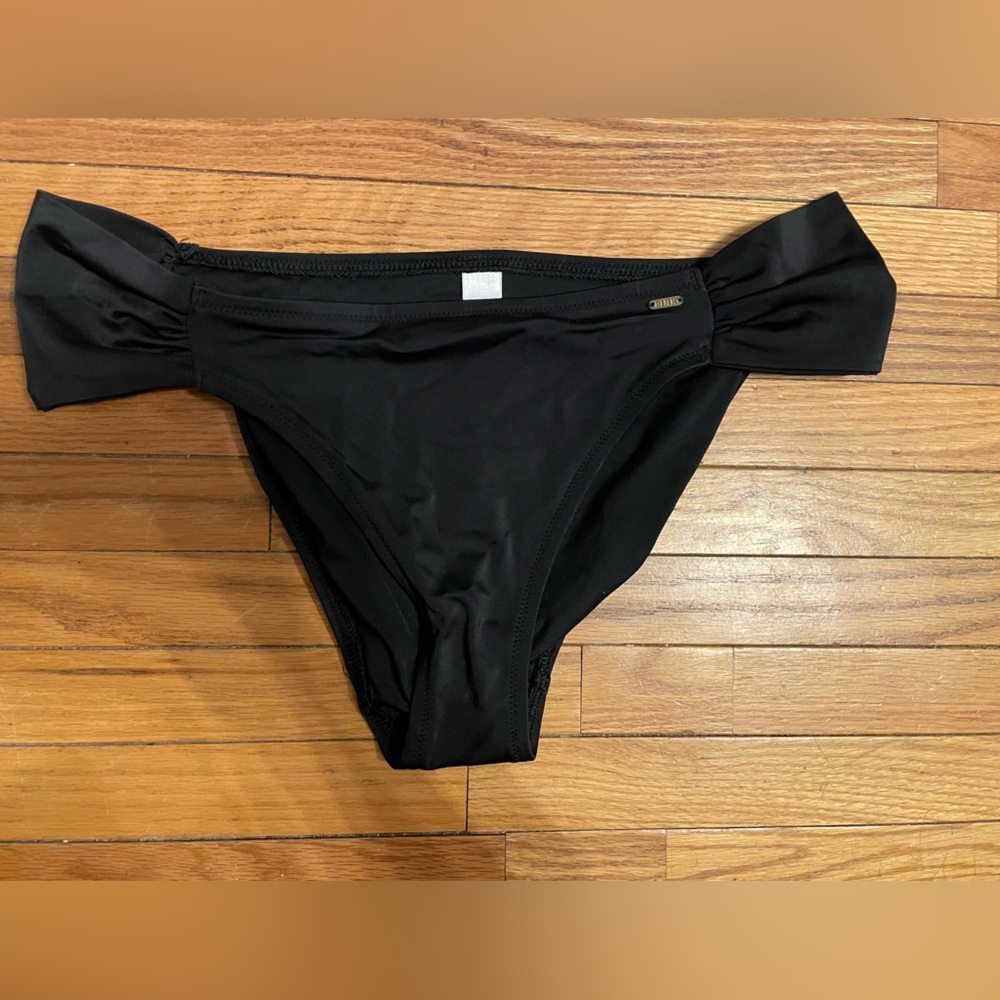 Black bathing suit bottoms, VS PINK, L